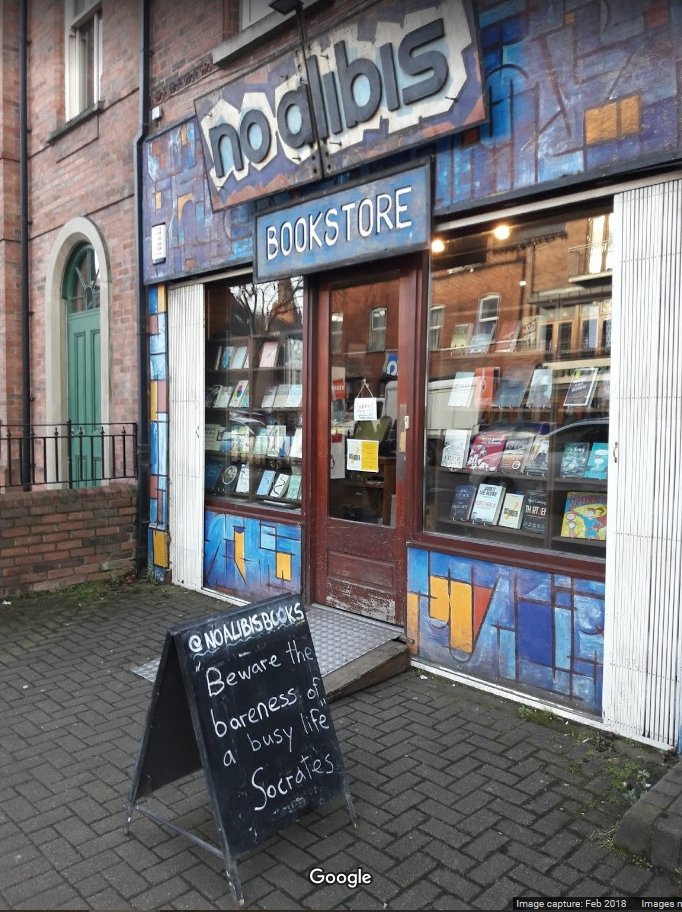 No Alibis bookshop